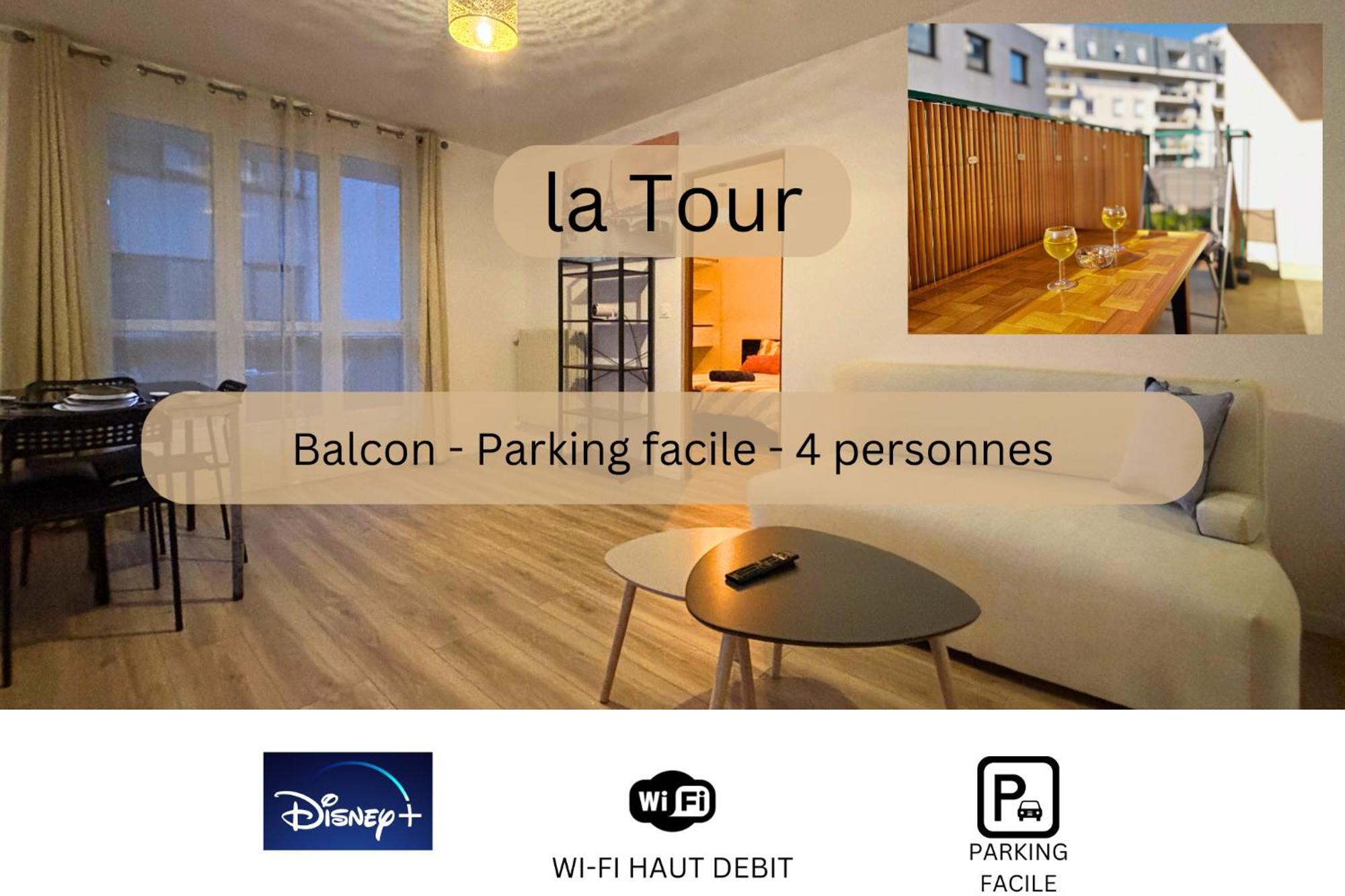 La Tour - Tout Confort - Hypercentre - Balcon #Sirdest Franconville  Exterior foto